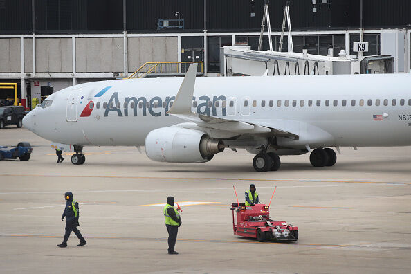 American Airlines CEO Doug Parker And Chicago Mayor Rahm Emanuel Hold Event Celebrating Opening Of New Gates At O'Hare Airport