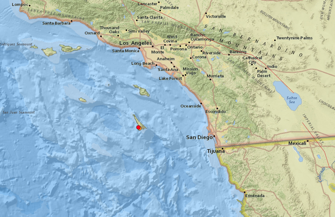 4.3 Magnitude Earthquakes Felt in L.A., Riverside and San Diego Counties - Thumbnail Image