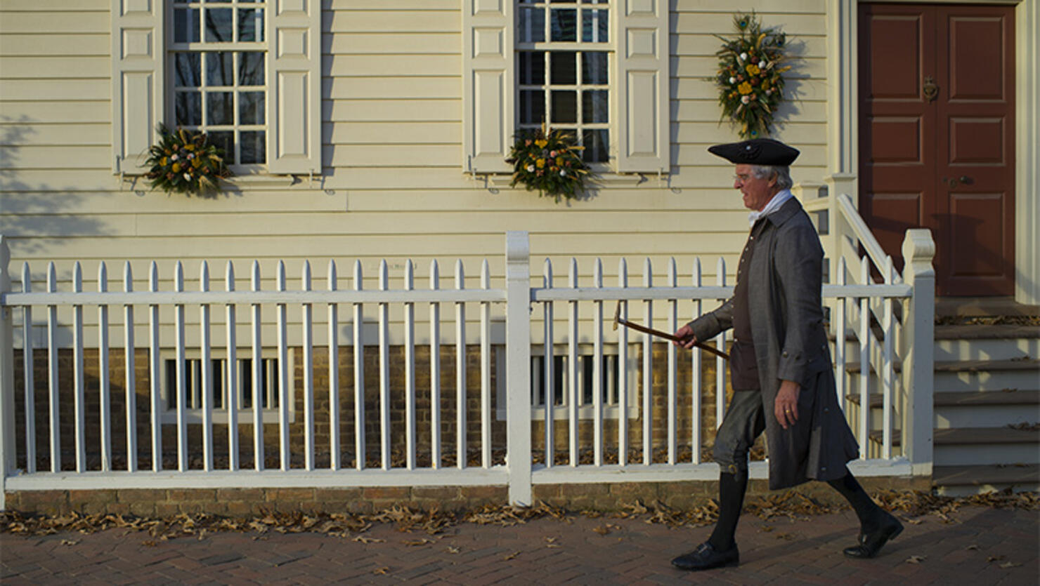 WILLIAMSBURG VA - DECEMBER 6:  Part of the Holiday decorations 