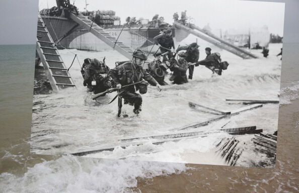 Today is D-Day. This is a famous photo from that day.