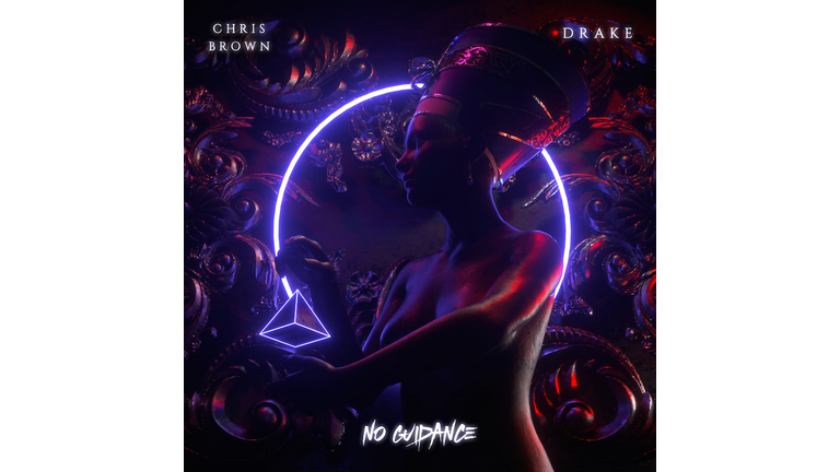 Chris Brown & Drake "No Guidance" Cover Art