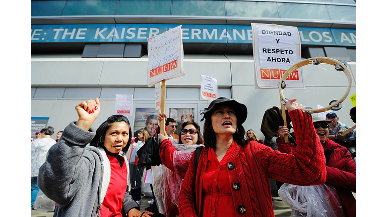 Health Care Workers Start 24 Hour Walkout, Over Proposed Budget Cuts