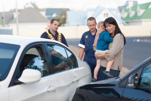 Car accident scene - Getty Images