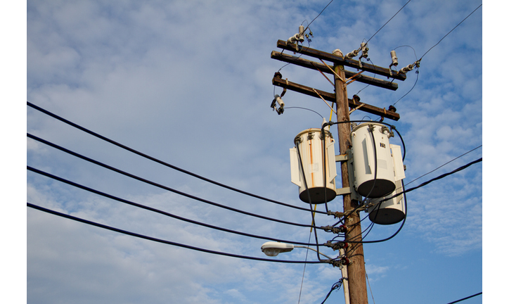 Transformer in a rural area & Old transformer