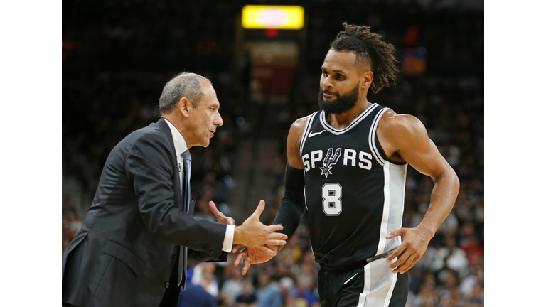 Ettore Messina and Patty Mills