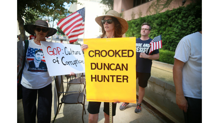 Duncan Hunter and His Wife Arraigned on Corruption Chargers