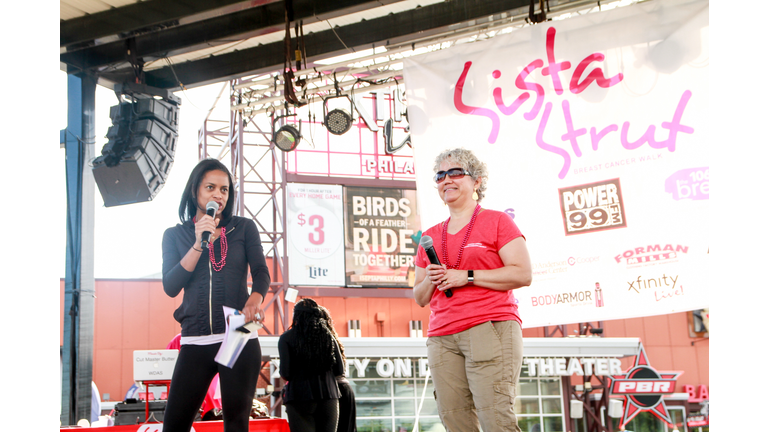 Dr. Vivian Bea and Evelyn Robles of MD Anderson Cooper at our 2019 Sista Strut Philadelphia. Photo: iHeartMedia Philly/Tricia Gdowik