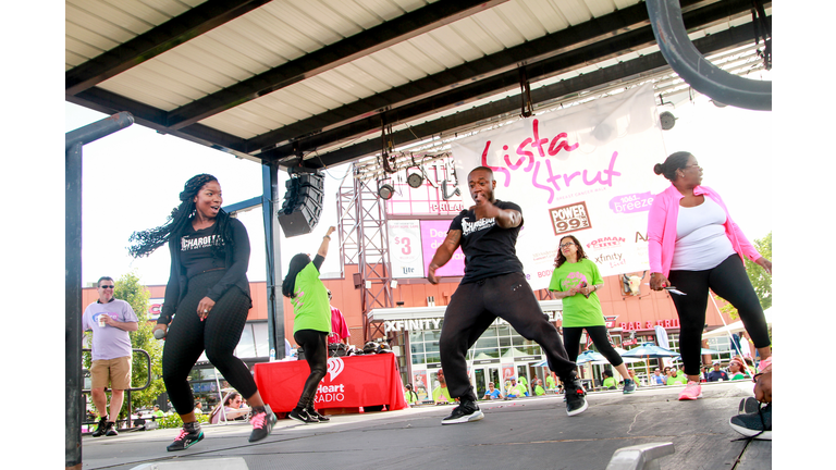 Charged Up gets us warmed up at our 2019 Sista Strut Philadelphia. Photo: iHeartMedia Philly/Tricia Gdowik