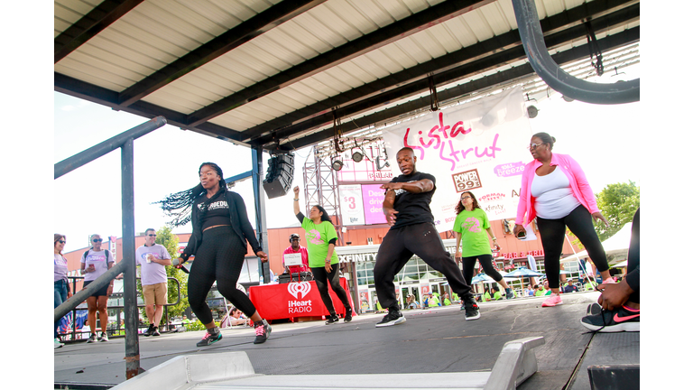 Charged Up gets us warmed up at our 2019 Sista Strut Philadelphia. Photo: iHeartMedia Philly/Tricia Gdowik