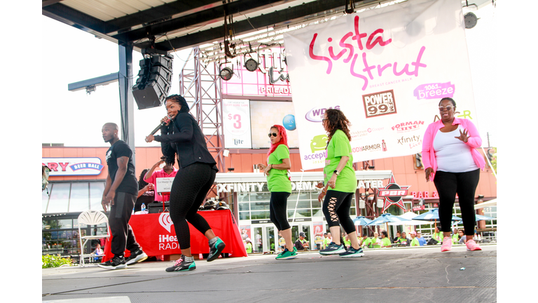 Charged Up gets us warmed up at our 2019 Sista Strut Philadelphia. Photo: iHeartMedia Philly/Tricia Gdowik