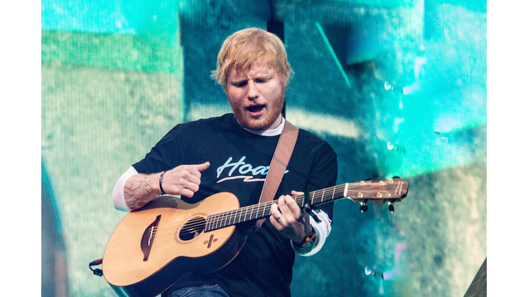 Ed Sheeran Concert At Wanda Metropolitano In Madrid