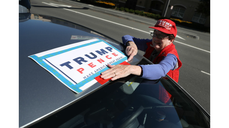 Pro-Trump Activists Rally In Support Of The President's Re-Election Bid
