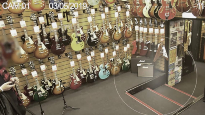 Haunted Guitar Store Posts Chilling Footage Of Ghost - Thumbnail Image