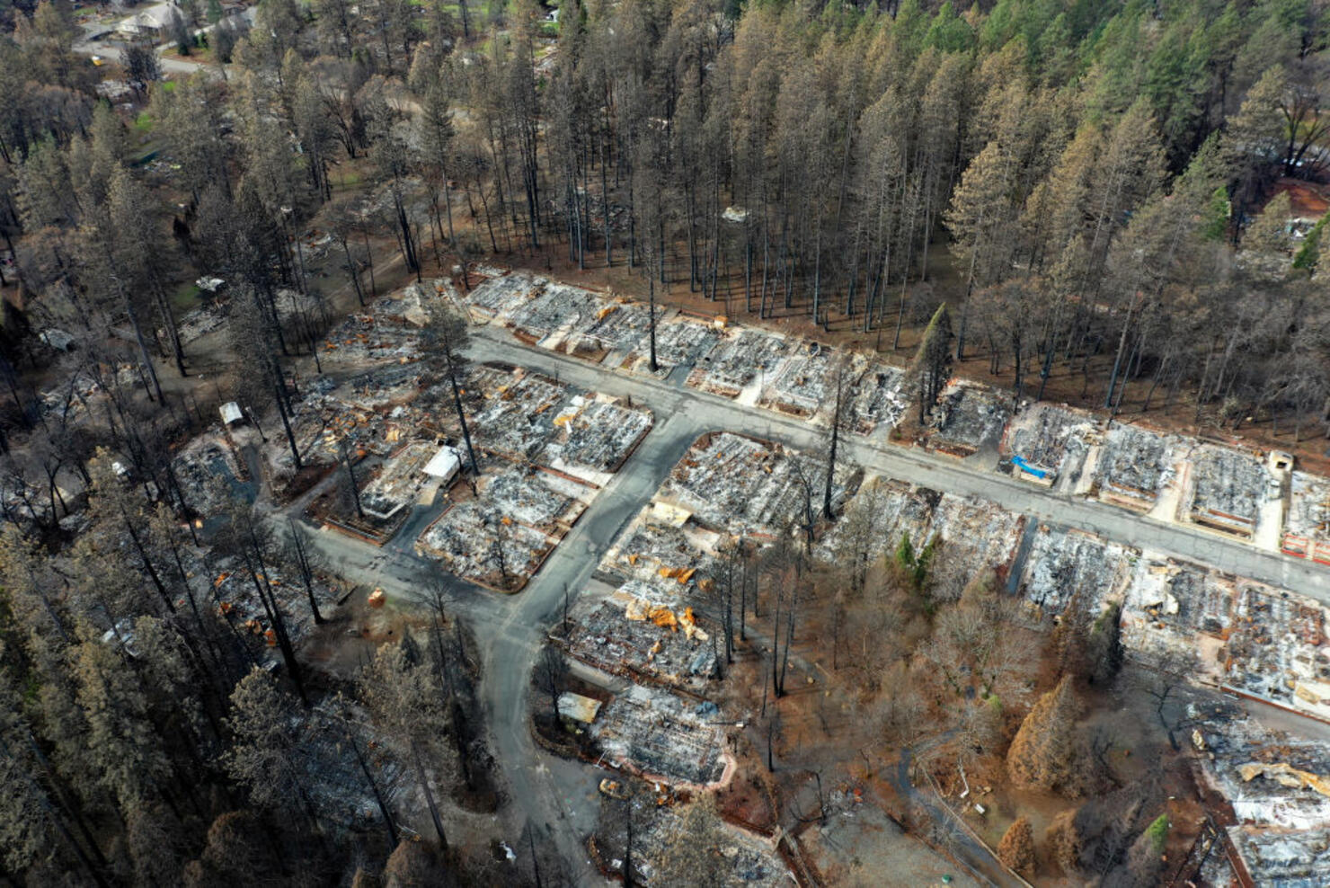 Town Of Paradise Wiped Out By The Camp Wildfire Continues Long Struggle To Rebuild