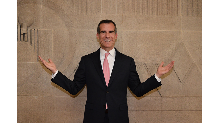 The Ribbon-Cutting Ceremony For The Re-Opening Of The Frank Lloyd Wright Hollyhock House
