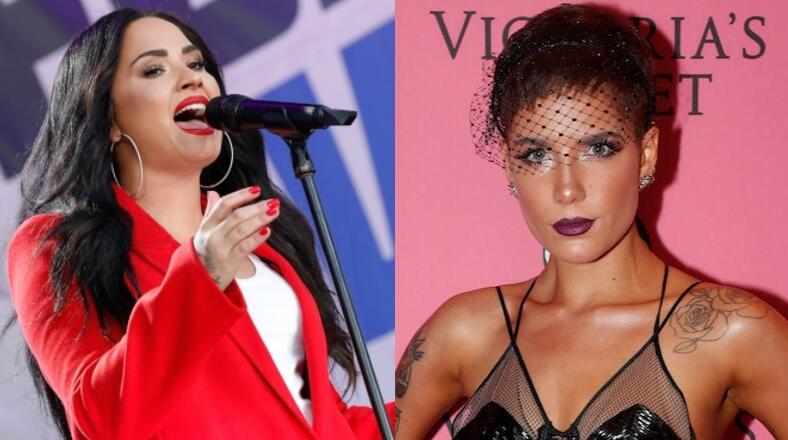 Demi Lovato Praises Halsey After She Gets Trolled For Armpit Stubble - Thumbnail Image