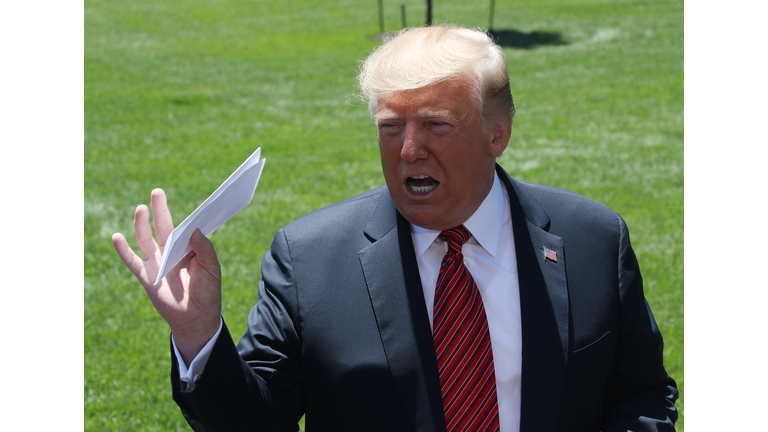 President Donald Trump Departs White House For Iowa