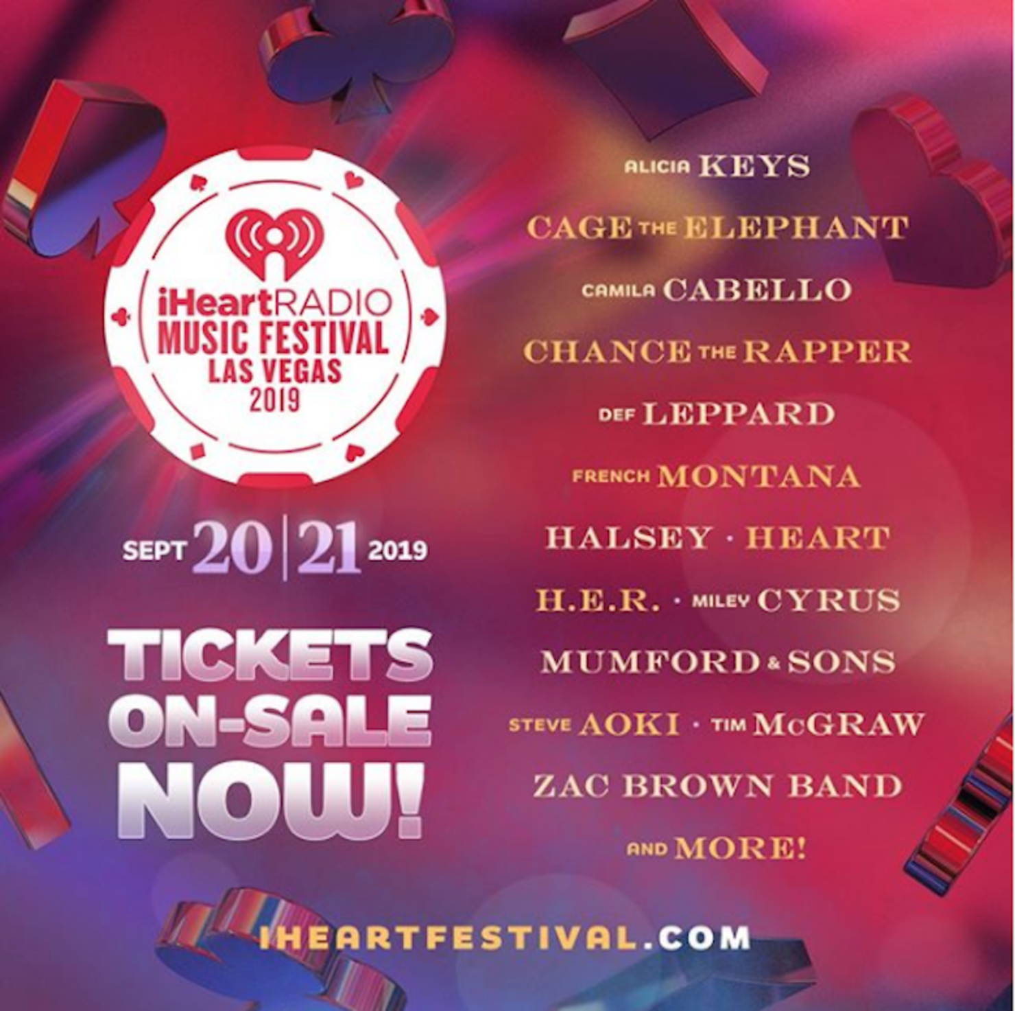 I iheart radio daytime village 2025 set times