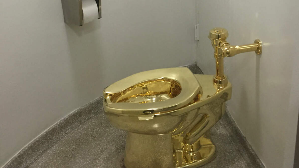 Viral A $1.3 Mn Gold Toilet Seat Has Taken Social Media By Storm