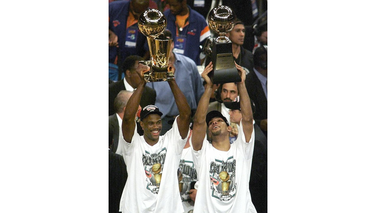 David Robinson and Tim Duncan