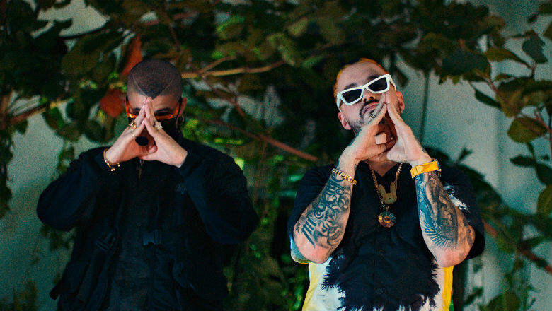 Bad Bunny and J Balvin surprised fans with a joint album called 'Oa...