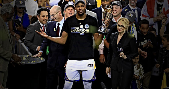 Colin Cowherd Says Kevin Durant Leaving the Warriors Would be a Disaster - Thumbnail Image