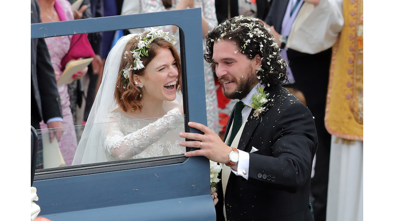 Kit Harington and Rose Leslie Wedding Sightings