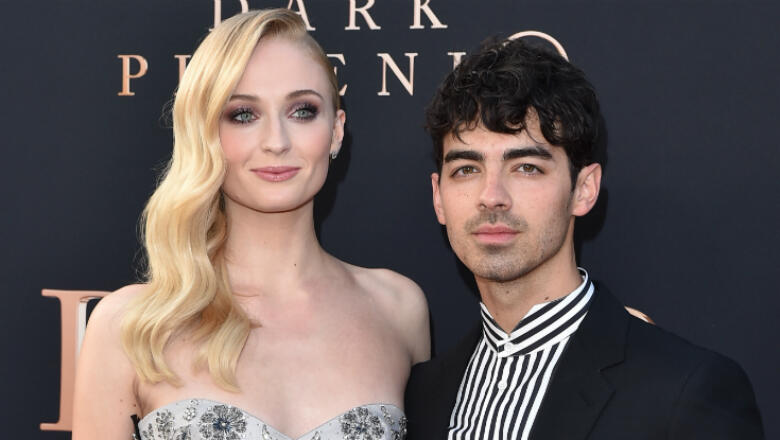 Joe Jonas & Sophie Turner Wear Matching Red Outfits To Rehearsal Dinner ...