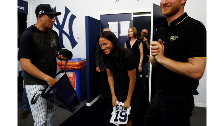 The Duke Of Sussex Attends The Boston Red Sox VS New York Yankees Baseball Game