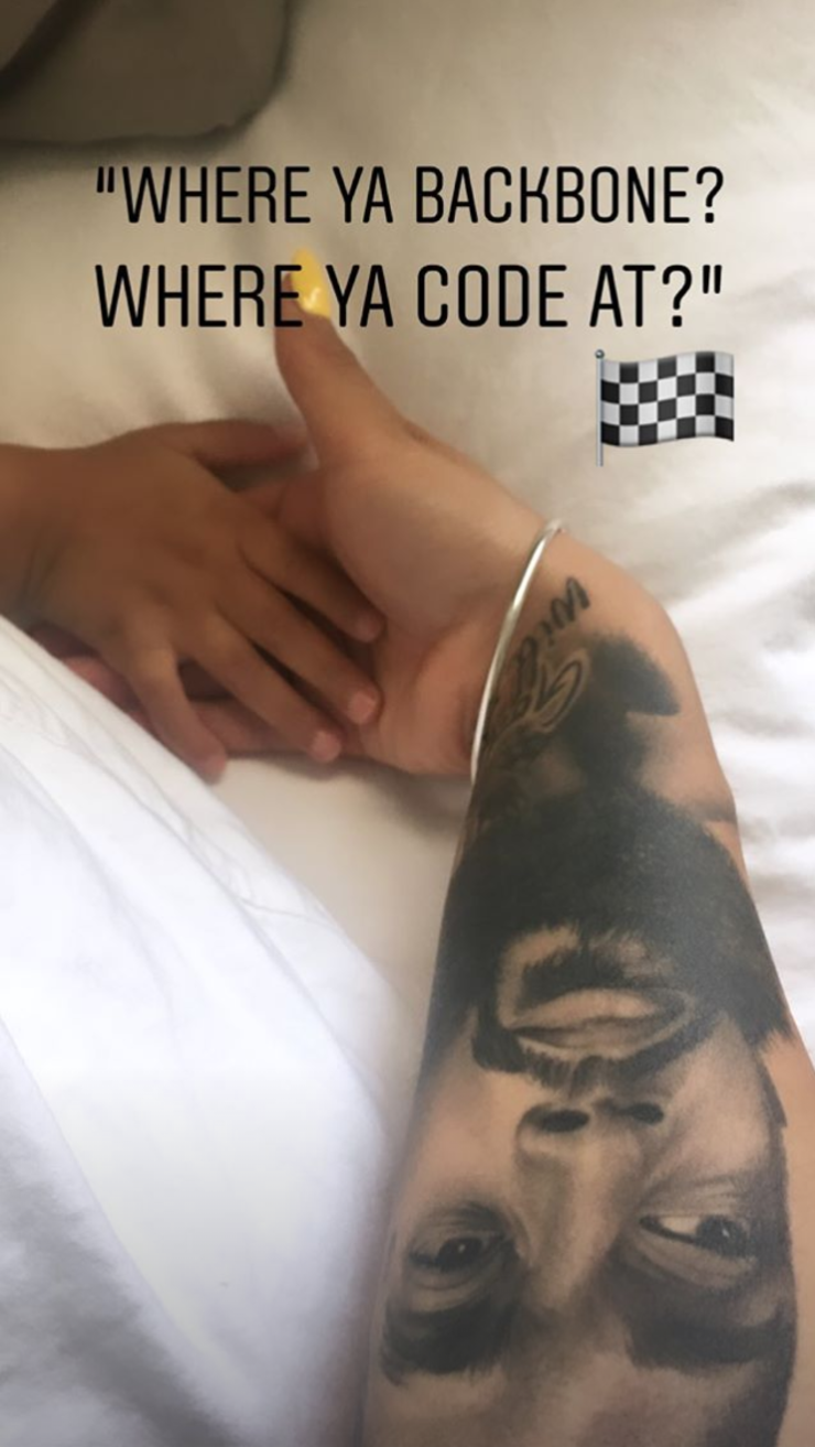 Lauren London Gives A Close Up Of Her Nipsey Hussle Tattoo ...
