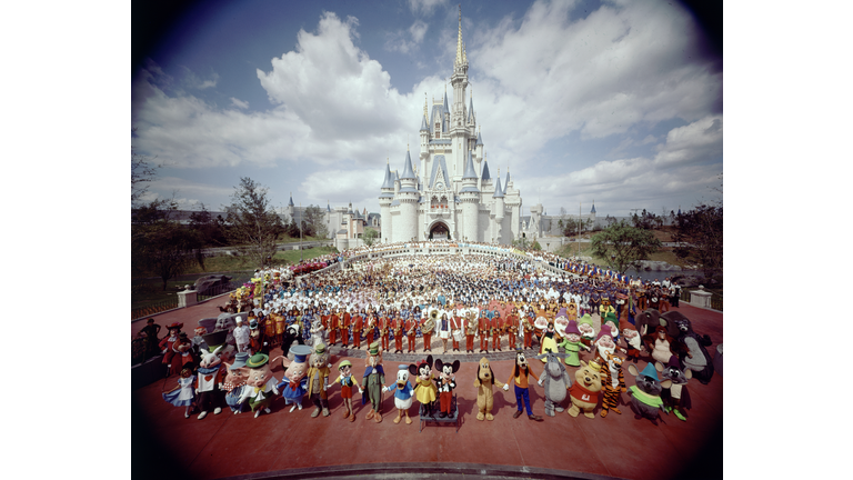 Group Portrait Of Walt Disney World Staff, 1971