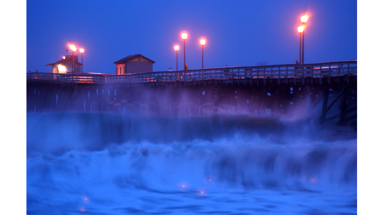 Pacific Storm Brings High Surf to West Coast