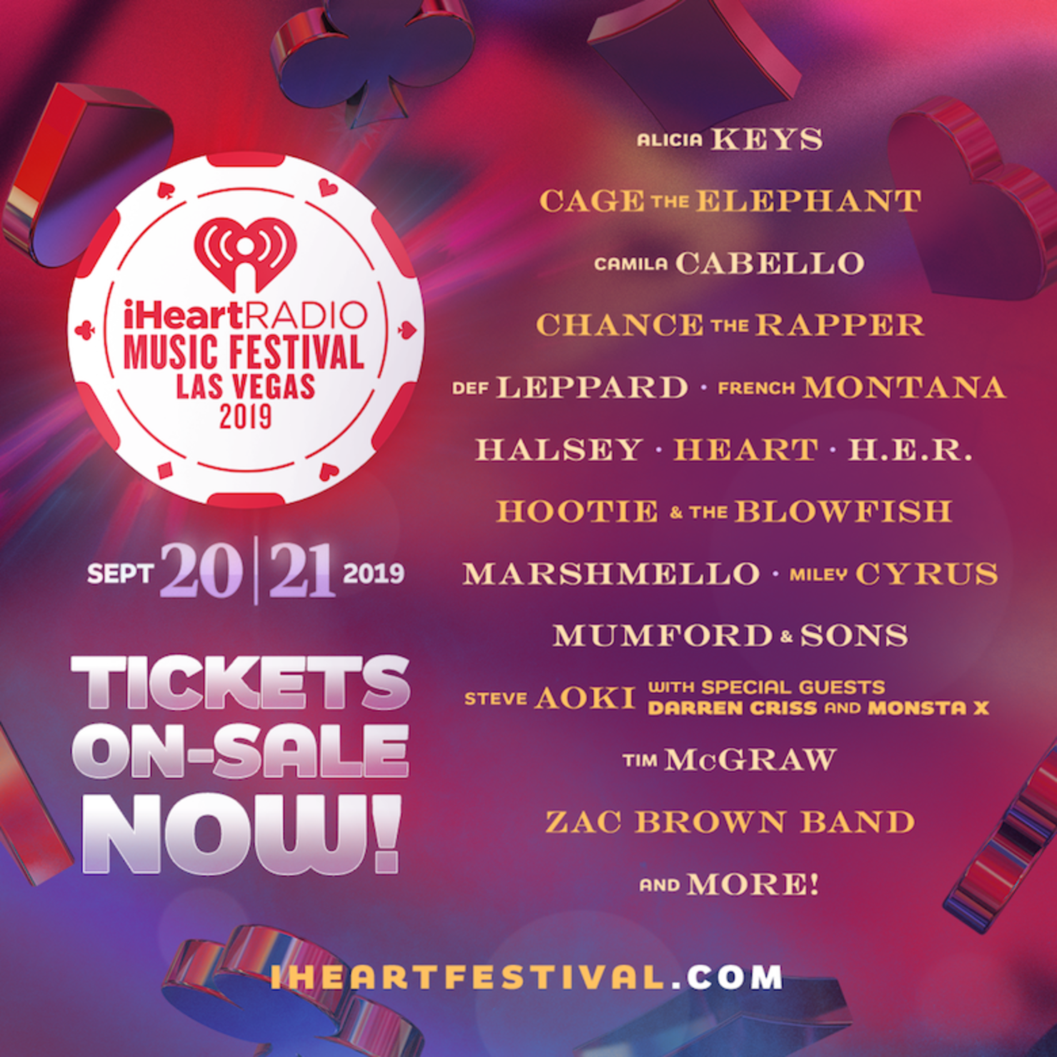 Thousands flocking to Las Vegas for 'I Heart Radio' music festival