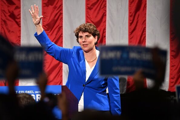 Democratic House Candidate In Kentucky Amy McGrath Holds Election Night Event In Richmond, Kentucky