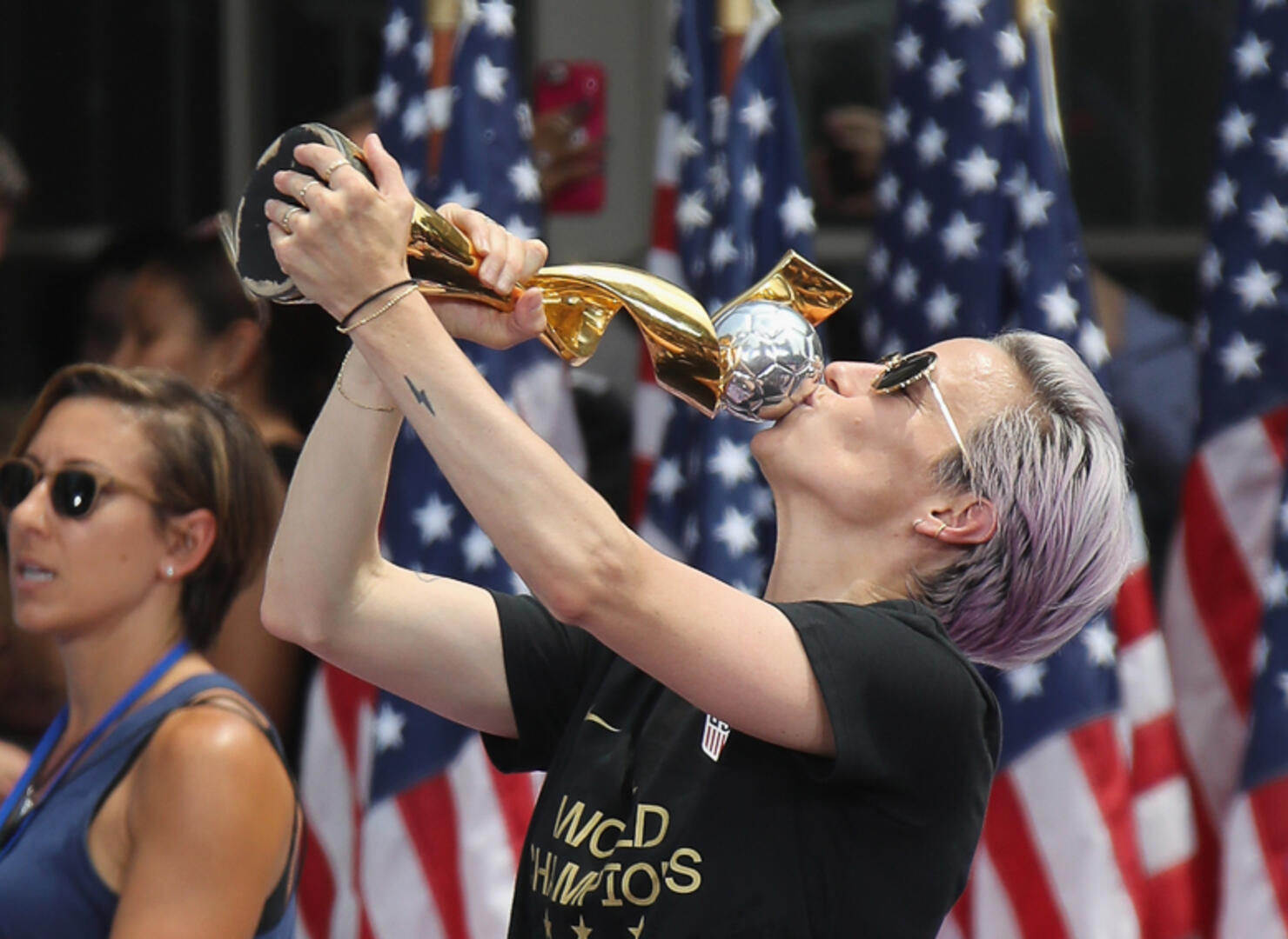 The U.S. Women's National Soccer Team Victory Parade and City Hall Ceremony