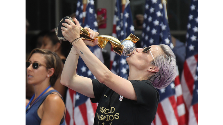 The U.S. Women's National Soccer Team Victory Parade and City Hall Ceremony