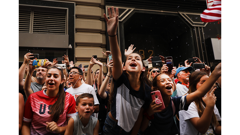 The U.S. Women's National Soccer Team Victory Parade and City Hall Ceremony