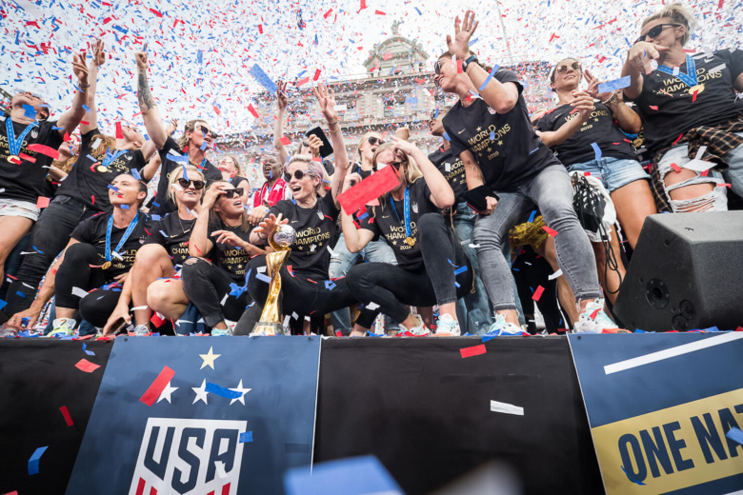 U.S. Women's Soccer Ticker Tape Parade Photos