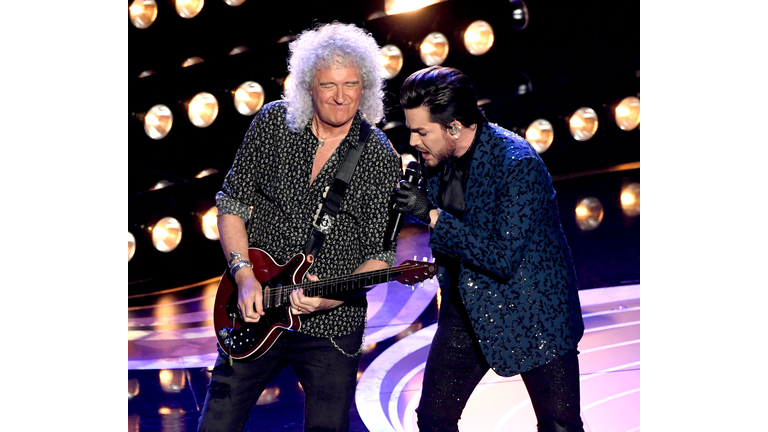 Brian May and Adam Lambert 