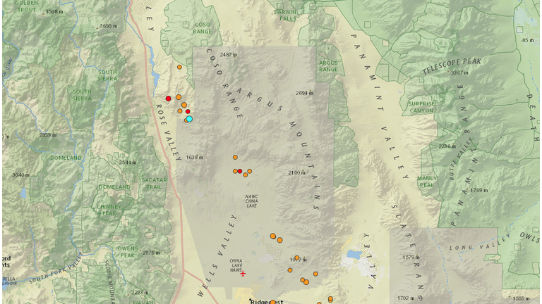 A 4.0-magnitude aftershock to the 7.1 earthquake of July 5 struck the Ridgecrest area this morning, the U.S. Geological Survey reported.