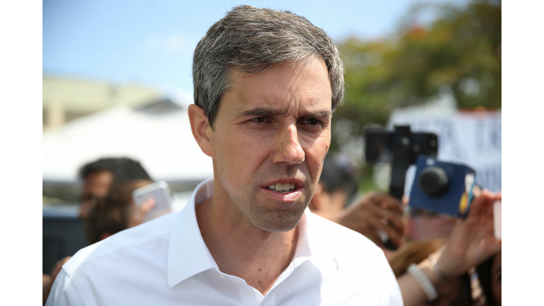 Democratic Presidential Candidate Beto O'Rourke Visits Homestead Facility Where Migrant Children Are Being Held