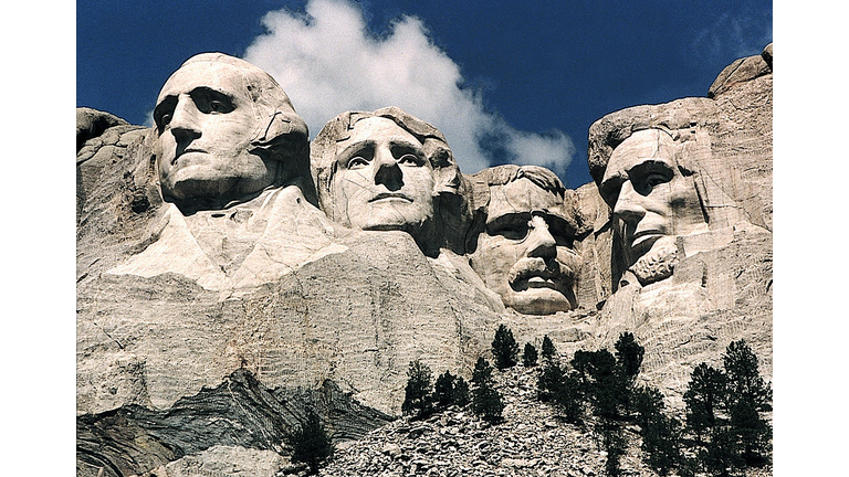 This June 1995 photo shows Mt. Rushmore,