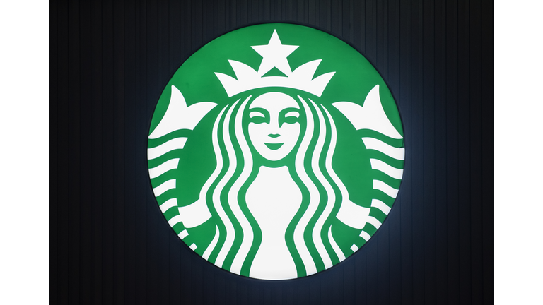 American multinational chain Starbucks Coffee logo seen in