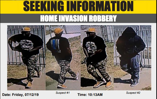 Two Men Suspected of South L.A. Home Invasion Robbery Sought