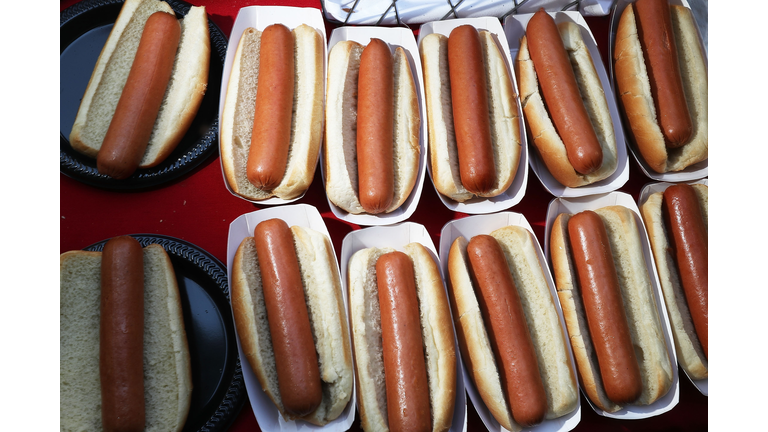 Annual Hot Dog Lunch Held For Lawmakers On Capitol Hill