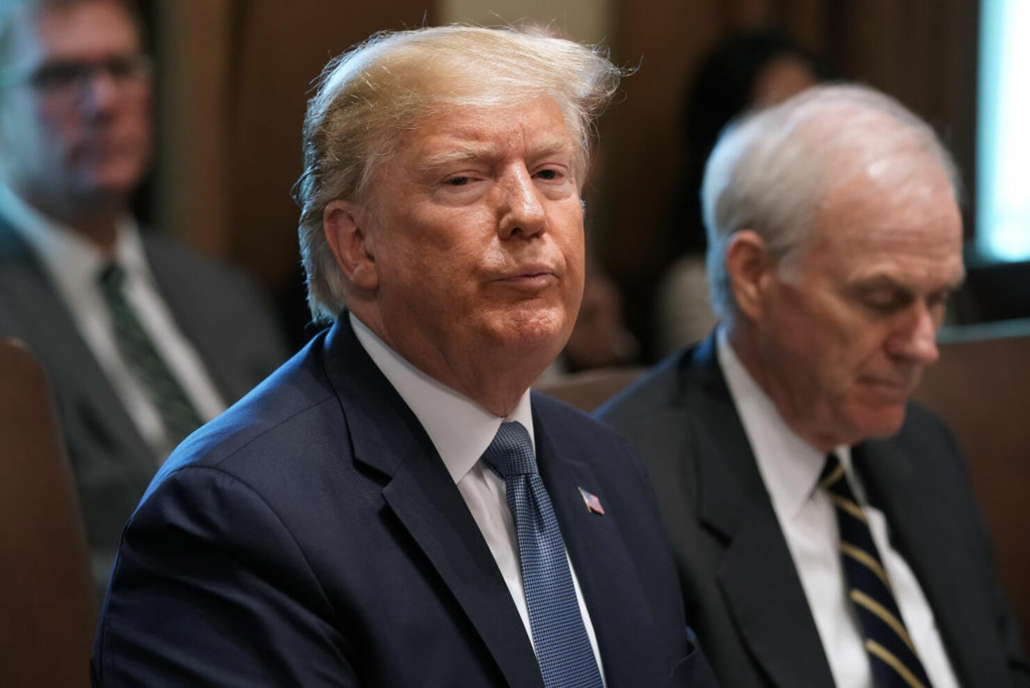 President Trump Holds A Cabinet Meeting At The White House