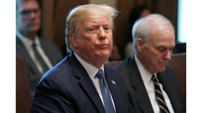 President Trump Holds A Cabinet Meeting At The White House