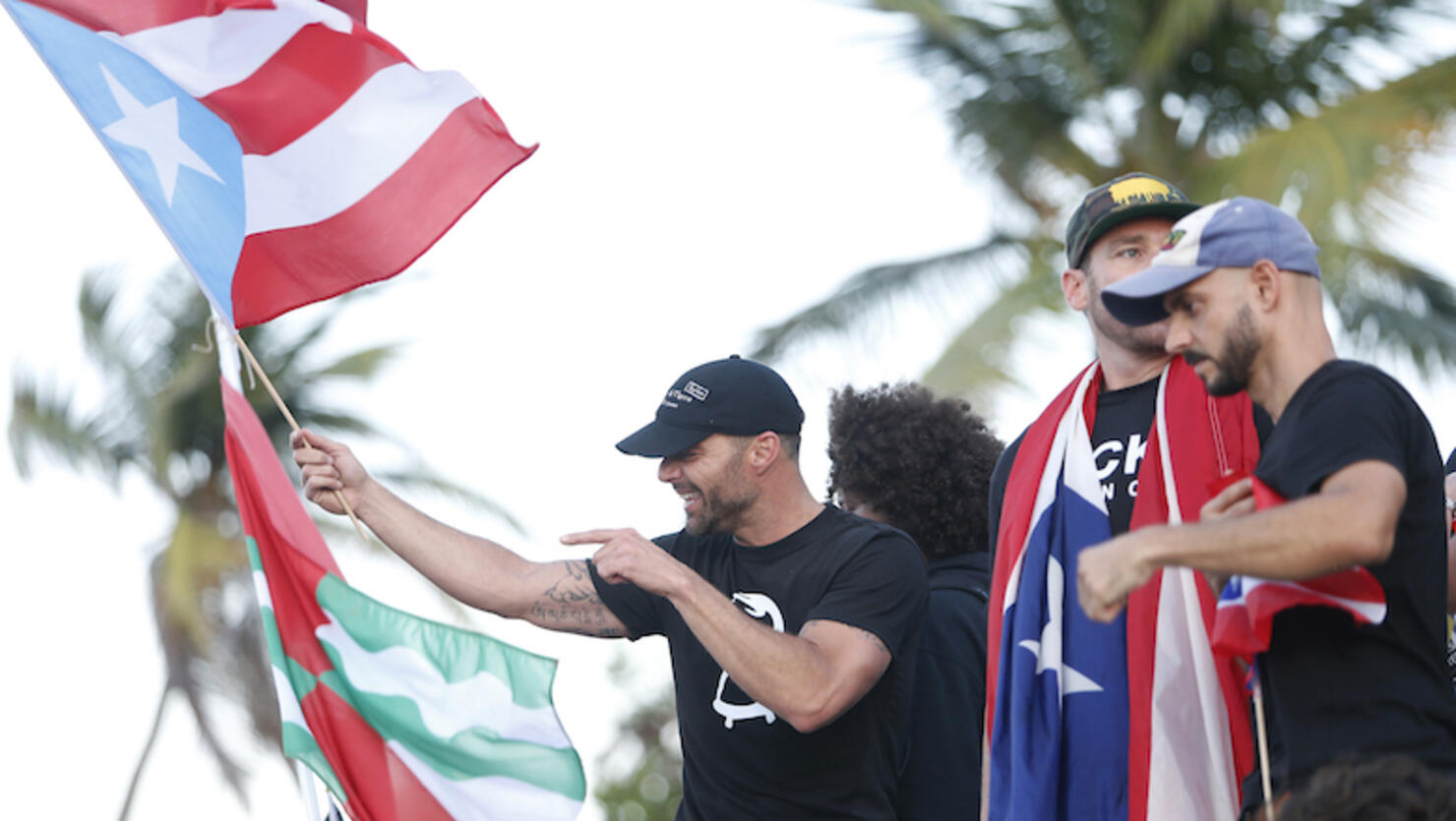Protesters Demand The Resignation Of Puerto Rico's Governor Ricardo Rossello