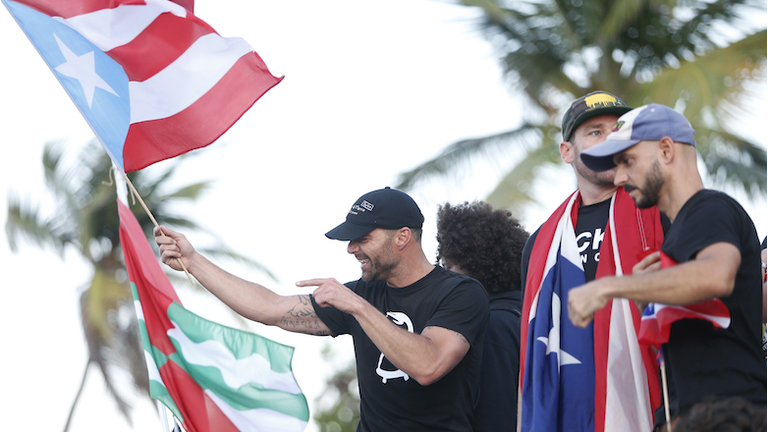 Protesters Demand The Resignation Of Puerto Rico's Governor Ricardo Rossello