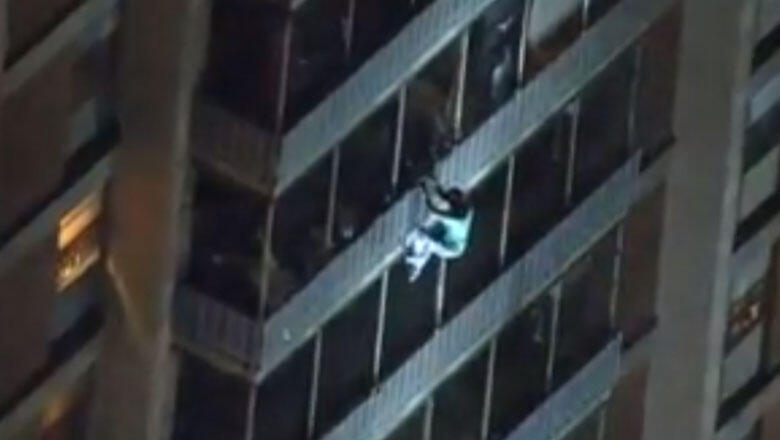 Man Escapes Burning Building By Climbing Down Balconies Like Spider-Man - Thumbnail Image